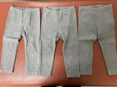 UNIQLO グレー 90サイズ 3枚セット