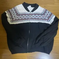 雪柄スウェット