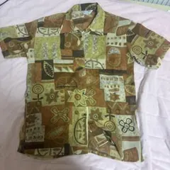 古着 シャツ 柄入り