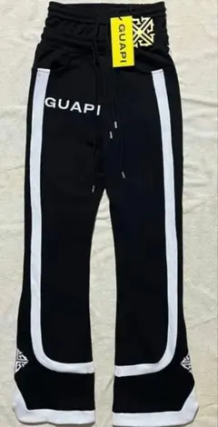 guapi Obsidian Black Flared Sweat Pants