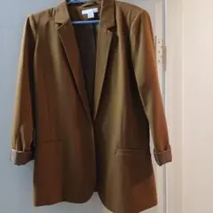 H&M テーラードジャケット ブラウンのサムネイル