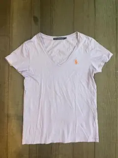 RALPH LAUREN SPORT Vネック Tシャツ ライトパープル XSのサムネイル