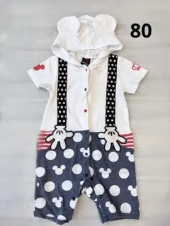 ベビードール Disney ミッキー耳付きロンパース　80のサムネイル