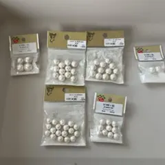 コットンパール 丸玉 ホワイト 各種サイズ まとめ売り