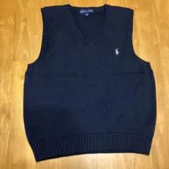 【匿名配送】ラルフローレン ネイビー ベスト 140【送料無料】