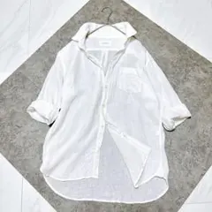 TICCA バックレースアップ フレンチスリーブ シャツ リネン100% - メルカリ