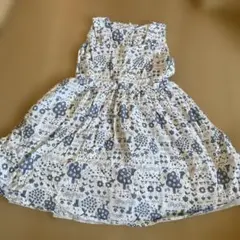 花柄ノースリーブワンピース 140