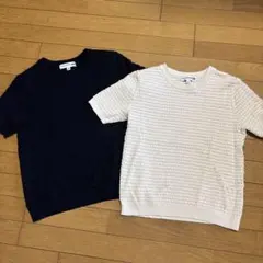 ユニクロ　イネス　ポインテールクルーネックセーター　サイズMとSの2枚セット