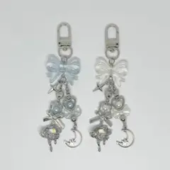 ビーズキーホルダー　コレクトブック　韓国　２つセット