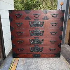 仙台箪笥 W105cm D45cm H175cm - メルカリ