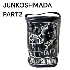 JUNKO SHIMADA PART 2ネイビー地図柄デザイン円形型ポーチのサムネイル