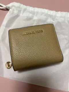 MICHAEL KORS 二つ折り財布 ベージュ