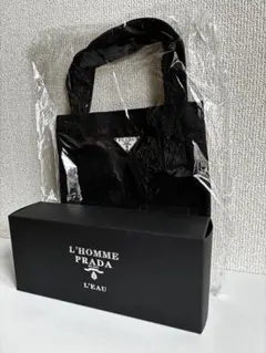 PRADA L'HOMME トートバッグ ベージュ ノベルティ - メルカリ