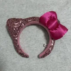 ユニバーサルスタジオジャパン カチューシャ キティ ピンク スパンコール