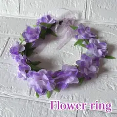 フラワーリング 花冠 冠 クラウン 髪飾り ハロウィン 記念日 推し活 コスプレ