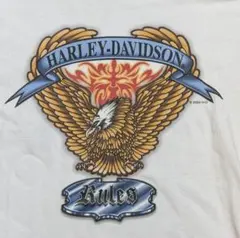 Harley-Davidson® “Rules” 2004年製 USA製Tシャツ