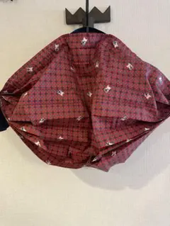 【極美品】familiar ファミリア シュパット エコバッグ　Ｍサイズ 赤