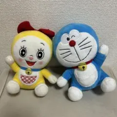 ドラえもん ドラミちゃん ぬいぐるみ 2体セット 電報　NTT