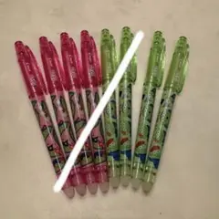 PILOT フリクションポイント　リトルグリーンメン　おまめ三兄弟　0.38mm