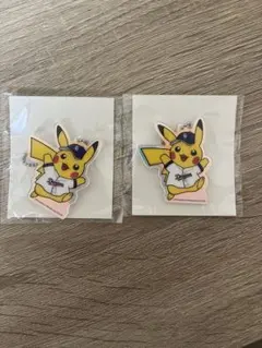 中日ドラゴンズ ポケモン ピカチュウ オーロラキーホルダー 2個セット