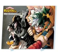 ヒロアカ　箔入りアクリルアート　連載10周年突破記念