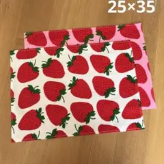 ランチョンマット25×35 いちご　２枚セット