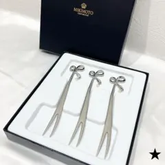 ★MIKIMOTO リボン パール フルーツピックのサムネイル