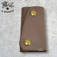 T*O様 中古【IL BISONTE】 イルビゾンテ 良革レザー キーケースグレ