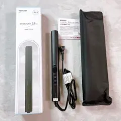 【D-16】テスコム ストレートヘアアイロン 25mm TS360A-Kブラック