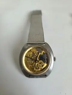ウォルサム WALTHAM 17 JEWELS 両面スケルトン 腕時計 手巻稼働のサムネイル