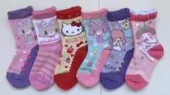キッズキャラクター靴下 6足セット 15-17cm