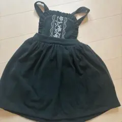 韓国子ども服 ジャンパースカート 100-110サイズ 緑