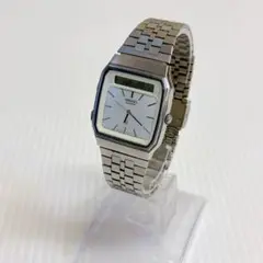 新品電池　稼働品　SEIKO アナデジ　H357-500A ハイブリット