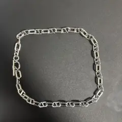 シルバーリンクチェーンネックレス