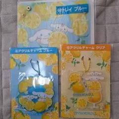 匿名配送*シナモロールくじ　トレイ・アクリルチャーム2個