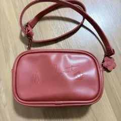 美品✨ MARY QUANT ショルダーバッグ レッド 革 マリークワントのサムネイル
