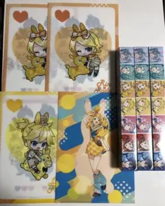 初音ミク RODY 鏡音リン 鏡音レン クリアファイル A3ポスター 7点セット