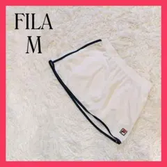 フィラ ショートパンツ M ホワイト レディース ヒモ無し スポーツウェア