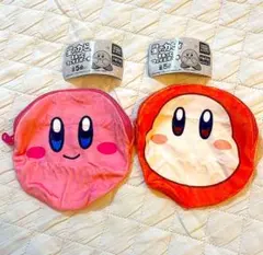 星のカービィ　まるっとフェイスポーチ　ワドルディ　カービィ　2個セット
