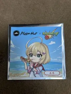 【モンスト　エル】ピザハット限定ステッカー　シリアルは使用済