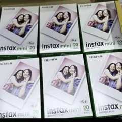 instax mini インスタントフィルム 20枚入り6箱
