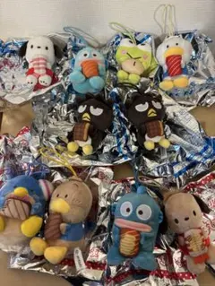 スシロー　はぴだんぶい　ぬいぐるみマスコット　10体