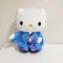 ハローキティダニエル ぬいぐるみ 和服風 約15cm