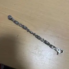 シルバー 装飾的リンクチェーンブレスレット