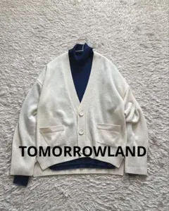 SALE★ウール カシミア Vネック カーディガン マカフィー トゥモローランド