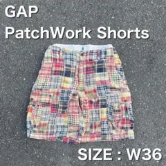 GAP パッチワーク カーゴショーツ W36のサムネイル