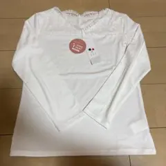 新品タグ付き　a.v.v レース切り替えベーシックカットソー　吸湿発熱　M