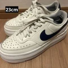 Nike コートビジョン 23cm ホワイト/ネイビー