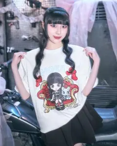百花　ミシェルマカロン ノベルティ ファントムシータ Ｔシャツ もか ホワイトのサムネイル