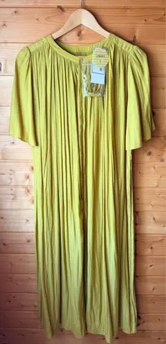 【新品未使用♪】ロペピクニック　ギャザーロングワンピース　イエロー